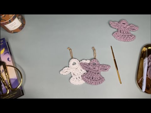 Видео: Мастер-класс ангелочек из хлопкового шнура крючком