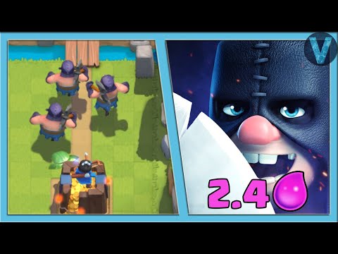 Видео: Самый БЫСТРЫЙ ПАЛАЧ В МИРЕ! ТАЩИМ ДЕКОЙ ЗА 2.4 ЭЛИКСИРА / Clash Royale