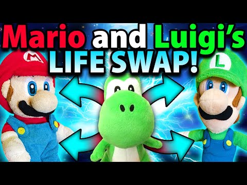 Видео: (СУБТИТРЫ) Сумасшедшие Братья Марио: Марио и Луиджи поменялись жизнью!