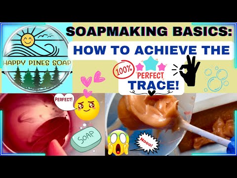 Видео: Достижение ИДЕАЛЬНОГО следа при холодном способе изготовления мыла. ПЛЮС я делаю рецепт со сложны...