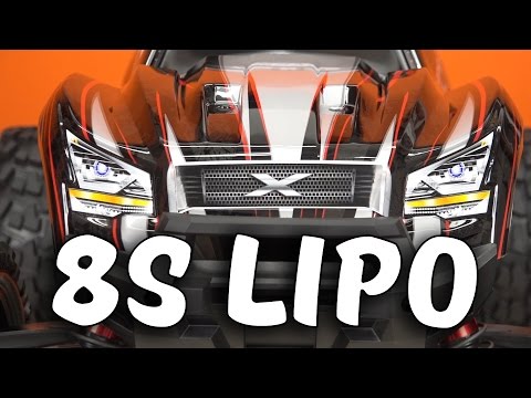 Видео: Заряженный TRAXXAS X-MAXX ... 8S Lipo, 33.6v