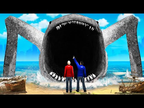 Видео: ПОЖИРАТЕЛЬ МОРЯ ОХОТИТСЯ НА НАС! ВЫЖИТЬ В ОКЕАНЕ В Garry`s Mod