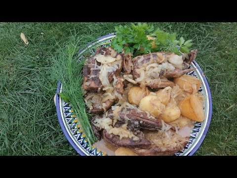 Видео: Готовить дикую утку, утка в казане на улице.Казан - Кебаб.