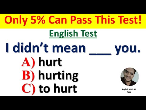 Видео: Тест на американскую английскую грамматику 🇺🇸 | Сможете ли вы пройти этот американский тест по ан...