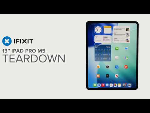 Видео: Разборка аккумулятора, материнской платы и ремонтопригодность iPad Pro M5