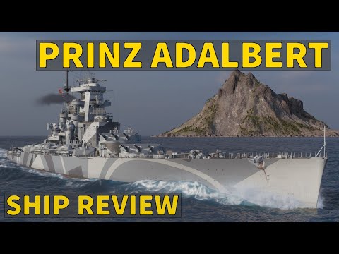 Видео: Prinz Adalbert — немецкий вспомогательный крейсер T10 | World of Warships