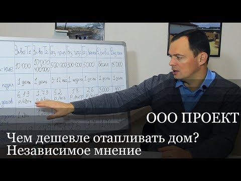 Видео: Чем дешевле отапливать дом. Независимое мнение