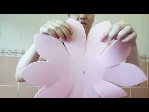 Видео: Фантазийный цветок из изолона.  Часть 1./  Free master class.Flower an isolon