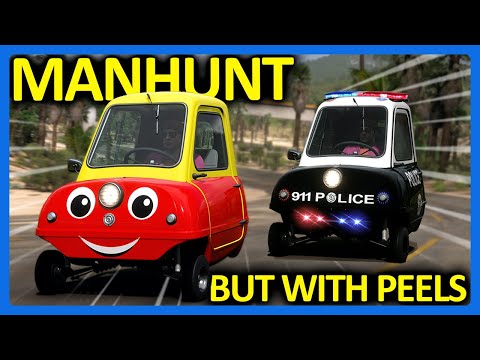 Видео: Forza Horizon 5 Manhunt, но только с Peel P50s...