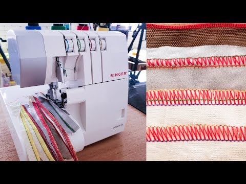 Видео: Singer Ultralock 14SH754 — полный урок по заправке нити и работе с ней