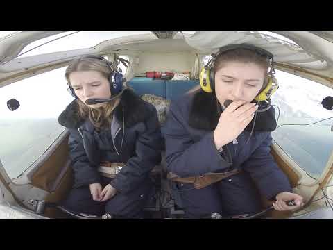 Видео: Учебный полет, Снежана-Лена. Боровая. Сургут