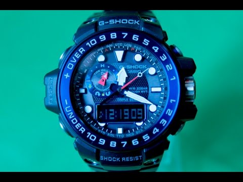 Видео: G-SHOCK GULFMASTER GWN-1000B-1B | Обзор и настройка (на русском) | Купить со скидкой