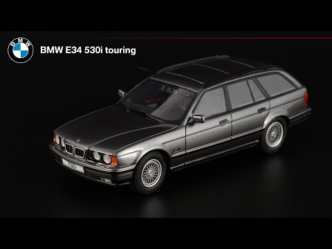 Видео: Баварский универсал 1990-х BMW 530i E34 touring • Neo Scale Models • Масштабные модели 1:43