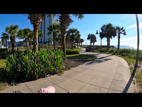Видео: Отдых продолжается. Набережная Myrtle Beach. Погода не помеха