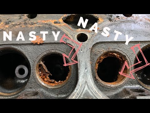 Видео: Ремонт головки блока цилиндров SBC 305/350 — часть первая