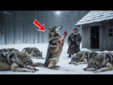 Видео: Волк сложил лапы в мольбе — и чудо Господа спасло его семью