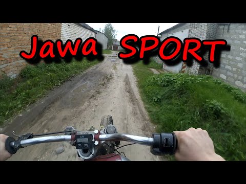 Видео: Такой дикой Явы Вы еще не видели! Форсированный двигатель, первый выезд