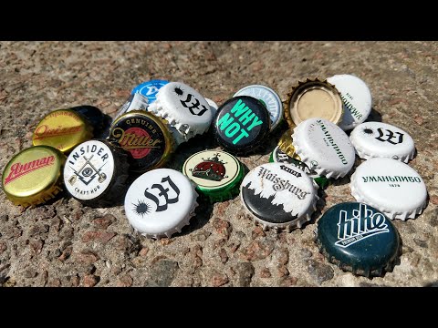 Видео: Тихая охота - ищу крышки от пива под супермаркетами и магазинами