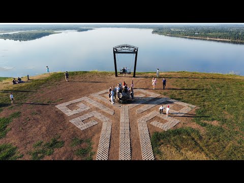 Видео: Гора Птичий полет. Чувашия. С одноимённой высоты.