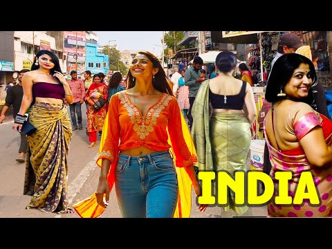 Видео: 🇮🇳 Пешеходная экскурсия по Индии в формате 4K: какова реальная жизнь в Индии?