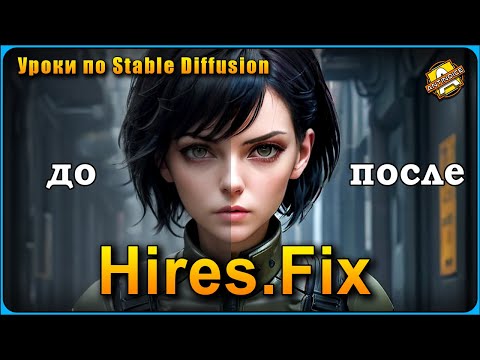 Видео: Hires.Fix / Для чего он в Stable Diffusion / Руководство #stablediffusion