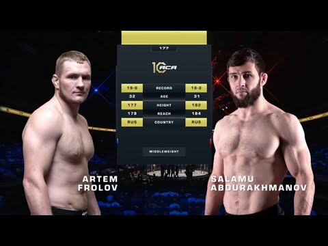 Видео: Артем Фролов vs. Саламу Абдурахманова | Artem Frolov vs. Salamu Abdurakhmanov | ACA 177