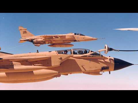 Видео: Устаревший истребитель против ракет Саддама: как 12 Ягуаров выжили в аду | SEPECAT Jaguar