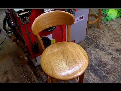 Видео: Барные стулья из дуба.  Часть №2из2 Завершение.