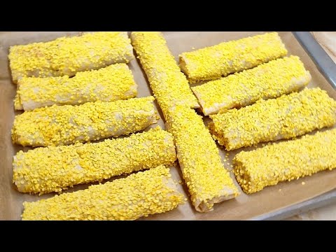 Видео: 🔥Сохраняйте рецепт! Хрустящие трубочки, которые вы точно захотите приготовить!