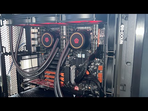 Видео: HUANANZHI X99-F8D PLUS + 2*E5 2696 v3 + 256G ЕСС RAM DDR4 SAMSUNG под TESLA P40