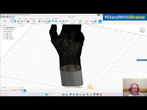 Видео: Autodesk Fusion. Як на основі Mesh зробити скеч, щоб його потім екструднути? Питання на форумі