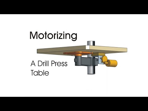 Видео: Моторизация сверлильного станка