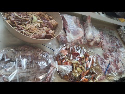 Видео: заготовки впрок из целого барана/готовлю кауырдак. Шашлык, маринованое бедро и многое другое