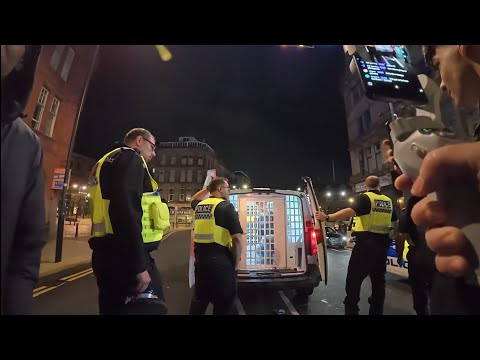 Видео: «Брэдфорд после наступления темноты: массовый арест полицией и многое другое!