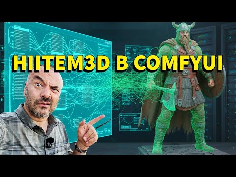 Видео: Создаём 3D-модель из одной картинки в ComfyUI через Hitem3D — установка и тест