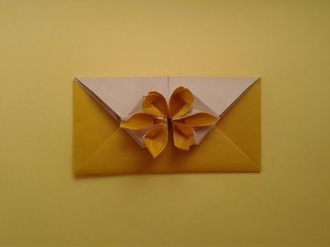 Видео: origami envelope оригами конверт