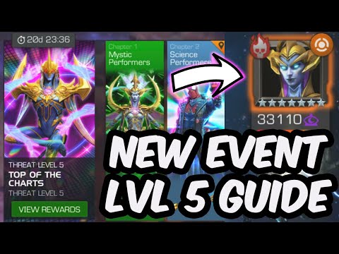 Видео: Глава 1 «Вершины чартов» — Руководство и прохождение события «Уровень угрозы 5» — Marvel: Битва ч...