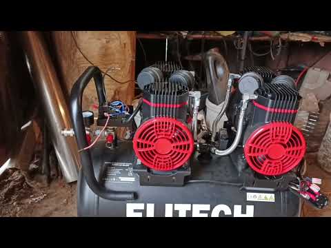 Видео: Безмасляный компрессор ELITECH и плохая сеть.