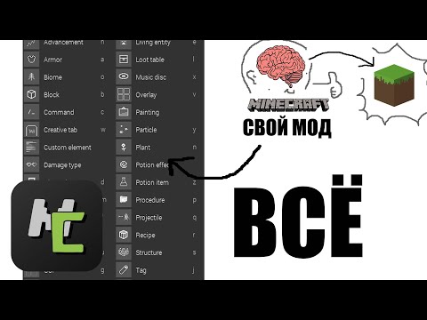 Видео: ВСЁ, ЧТО МОЖНО СДЕЛАТЬ В МОДЕ НА МАЙНКРАФТ ЧЕРЕЗ MCREATOR (почти) | Гайд
