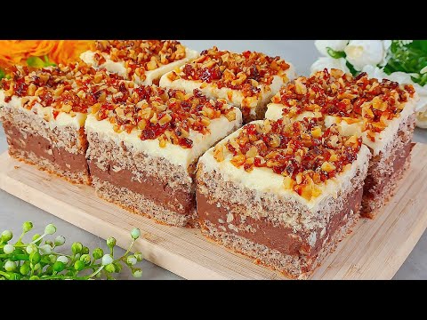 Видео: Сочный ореховый торт, который тает во рту!!! Лучший торт, который я когда-либо ел!