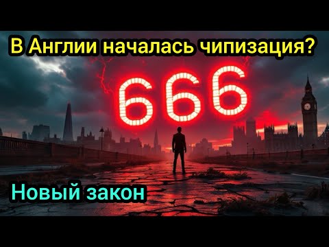 Видео: В Англии вводят обязательные удостоверения: 666 начертание зверя близко 