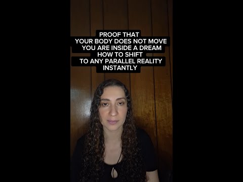 Видео: ДОКАЗАТЕЛЬСТВО, ЧТО ВАШЕ ТЕЛО НЕ ДВИЖЕТСЯ. ВЫ НАХОДИТЕСЬ ВНУТРИ СНА. МГНОВЕННО ПЕРЕЙДИТЕ В ЛЮБУЮ ...
