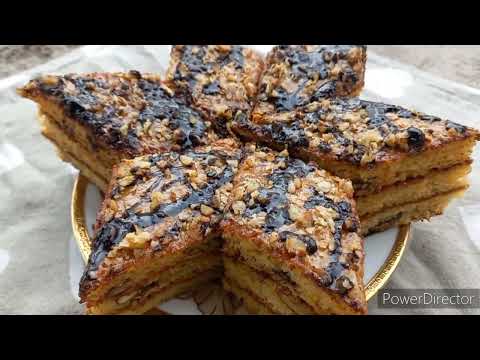 Видео: Ամանորյա խմորեղեն ընկույզով դրախտ |  Праздничный торт  Грецкий рай