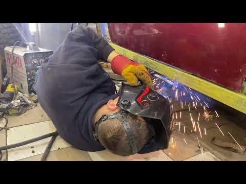 Видео: Старый гнилой Suzuki escudo . Пороги из профильной трубы . Самодельный лонжерон