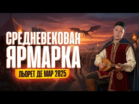 Видео: ПРИКЛЮЧЕНИЕ: Средневековая Ярмарка Льорет де Мар 2025! 🎭🗡️
