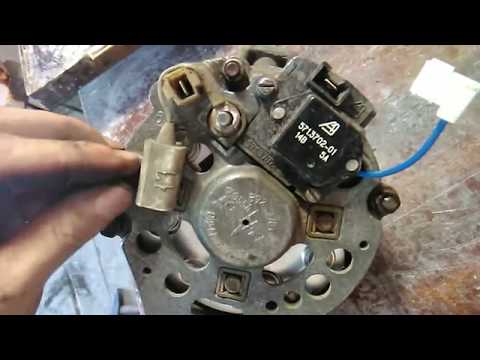 Видео: Горит контрольная лампа аккумулятора. Замена диодного моста Ваз 2109 .