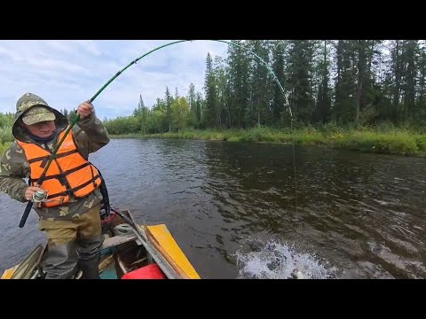 Видео: Якутия. В рыболовные места на казанке!