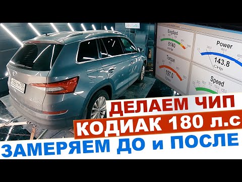 Видео: ДЕЛАЕМ ЧИП ШКОДА КОДИАК 180 л.с и БМВ Х3 2.0 ДИЗЕЛЬ 190 л.с. ЗАМЕРЯЕМ НА СТЕНДЕ ДО и ПОСЛЕ