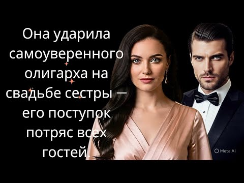 Видео: Она ударила самоуверенного олигарха на свадьбе сестры — его поступок потряс всех гостей.