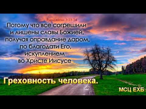Видео: "Греховность человека". Я. Я. Янц. МСЦ ЕХБ.